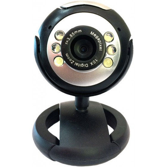 POWERTECH WEB CAMERA 1.3MP, PLUG & PLAY, BLACK - (PT-509)
