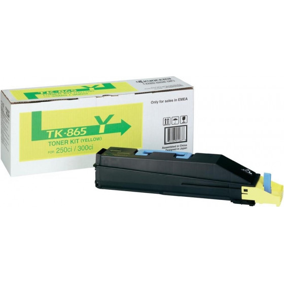 KYOCERA MITA TK-865Y YELLOW 12K PGS - (TK-865Y)
