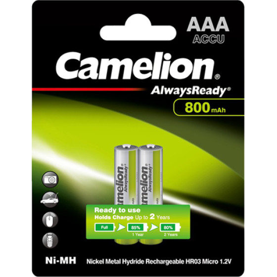 R03AAA800MA-BP2 �������� CAMELION ALWAYS READY AAA 2���