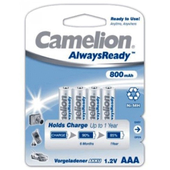 R03AAA800MA-BP4 �������� CAMELION ALWAYS READY AAA 4���