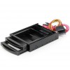 GEMBIRD 3,5 MOBILE RACK FOR TWO SATA 2,5 DRIVES BLACK - (MR3-2SATA2.5-01)