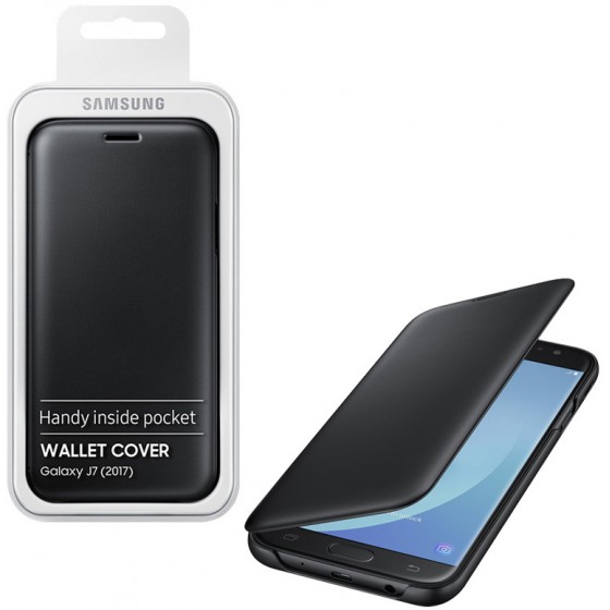 ���� SAMSUNG GALAXY J7 2017 J730 WJ730CBEGW FLIP COVER BLK PK OR