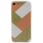 ���� TPU INOS APPLE IPHONE 7/ IPHONE 8 ART THEME GOLD & WHITE