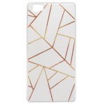 ���� TPU INOS HUAWEI P8 LITE ART THEME TRIANGLES
