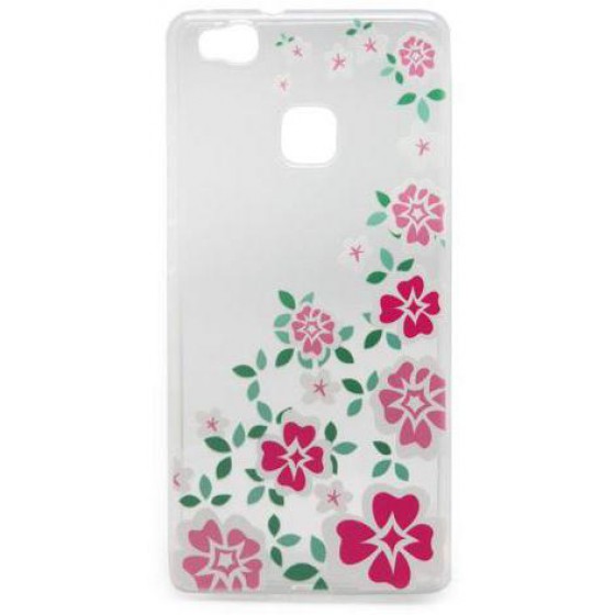 ���� TPU INOS HUAWEI P9 LITE (DUAL SIM) ART THEME FLOWERS