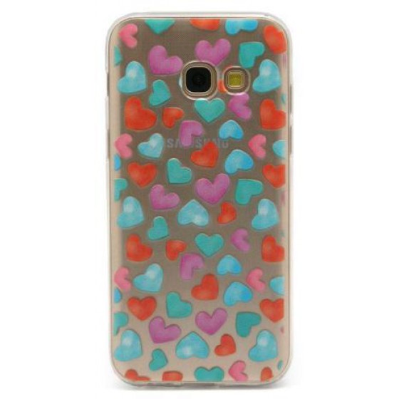 ���� TPU INOS SAMSUNG A520F GALAXY A5 (2017) ART THEME HEARTS