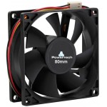 POWERTECH ����������� 80 X 80 X 25MM - �� 3PIN + 4�� ����� - (PT-155)