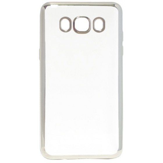 POWERTECH ���� METAL TPU ��� SAMSUNG GALAXY J5 2016 (J510), SILVER - (MOB-0435)