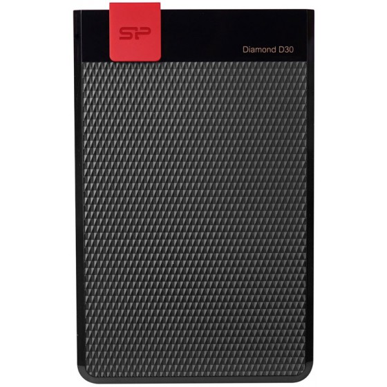 SILICON POWER ���������� HDD 4TB DIAMOND D30 D3L, USB 3.1, BLACK - (SP040TBPHDD3LS3K)