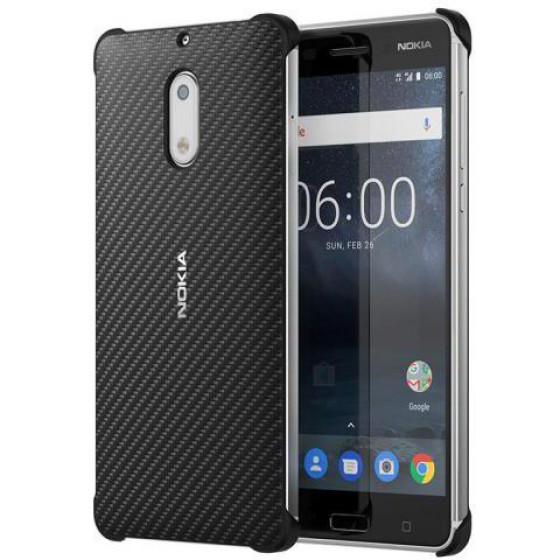 BACK COVER NOKIA CC-802 ��� NOKIA 6 CARBON FIBRE DESIGN �����