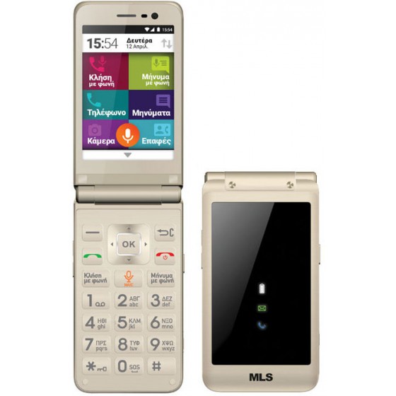MLS EASY FLIP 4G CHAMPAGNE DUAL SIM