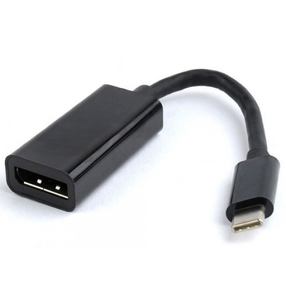 CABLEXPERT USB-C TO DISPLAY PORT ADAPTER BLACK - (A-CM-DPF-01)
