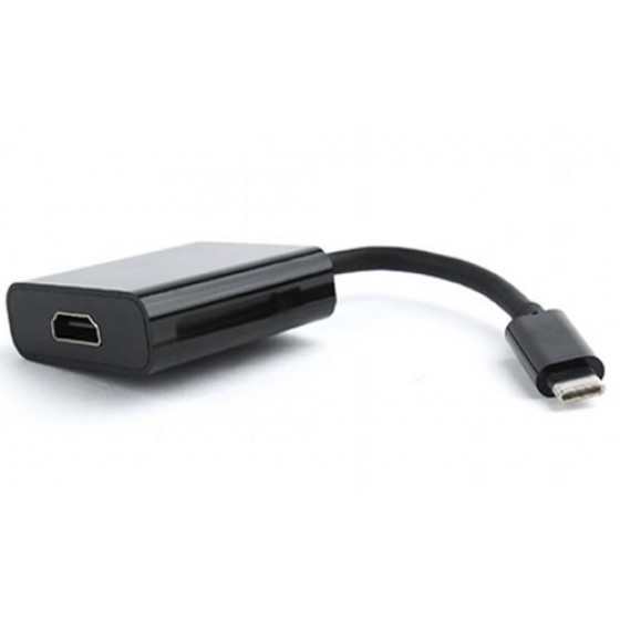 CABLEXPERT USB-C TO HDMI ADAPTER BLACK - (A-CM-HDMIF-01)