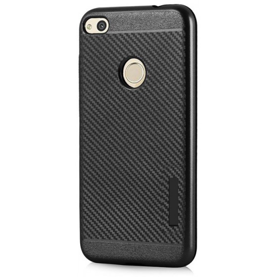 POWERTECH ���� CARBON ARMOR HYBRID ��� HUAWEI P9/P8 LITE 2017, �LACK