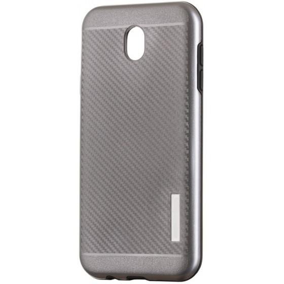 POWERTECH ���� CARBON ARMOR HYBRID ��� SAMSUNG J3 2017 EU, GRAY