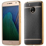 POWERTECH ���� LITCHI ��� LENOVO MOTO G5, BLACK