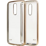 POWERTECH ���� METAL TPU ��� LG K10 2017 M250N, GOLD