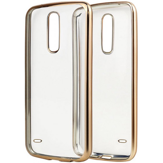 POWERTECH ���� METAL TPU ��� LG K10 2017 M250N, GOLD