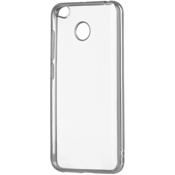 POWERTECH ���� METAL TPU ��� XIAOMI REDMI 4X, SILVER