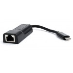 CABLEXPERT USB-C GIGABIT NETWORK ADAPTER BLACK - (A-CM-LAN-01)
