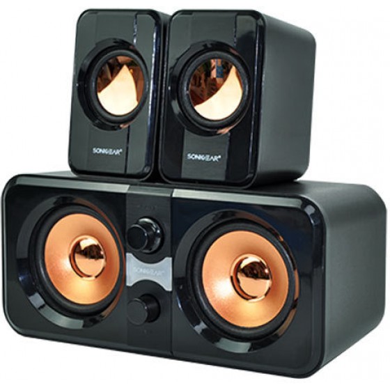 SONIC GEAR MULTIMEDIA SPEAKERS 2,2 MORRO 2200 BLACK - (M2200B)
