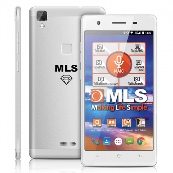MLS DIAMOND 4G FINGERPRINT C8 IQ1910 DS SILVER
