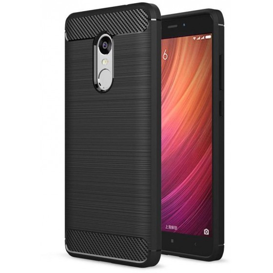 POWERTECH ���� CARBON FLEX ��� XIAOMI NOTE 4/4X, BLACK