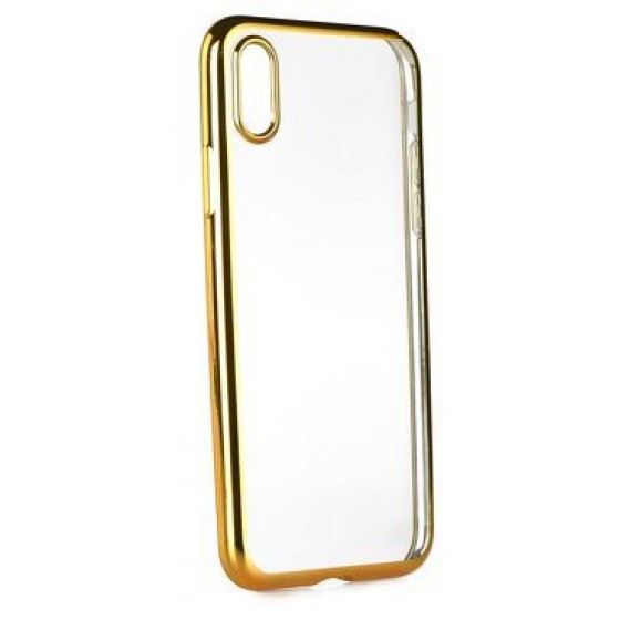 POWERTECH ���� METAL TPU ��� IPHONE X, GOLD