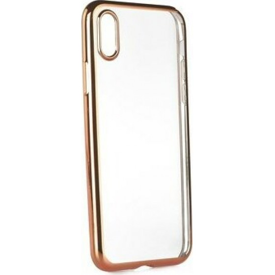 POWERTECH ���� METAL TPU ��� IPHONE X, ROSE GOLD