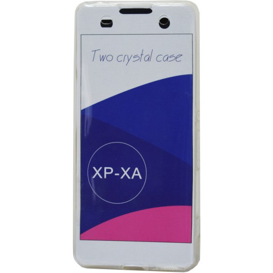 POWERTECH ���� BODY 360� SLIM TPU ��� SONY XPERIA XA, TRANSPARENT