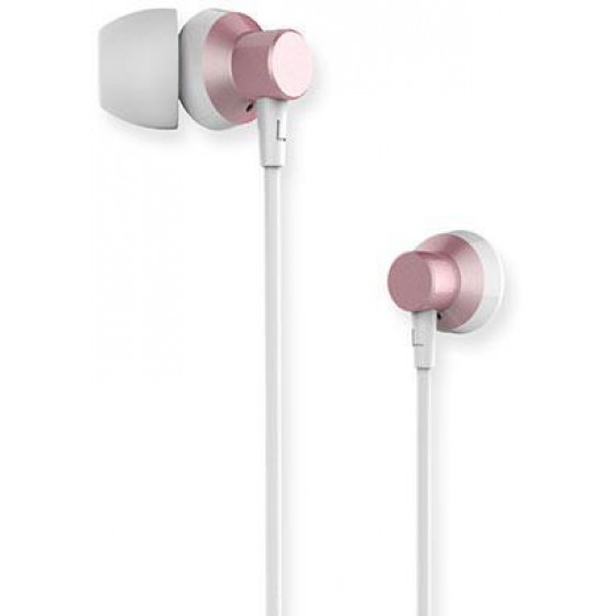 EARPHONES REMAX RM-512 PINK METAL
