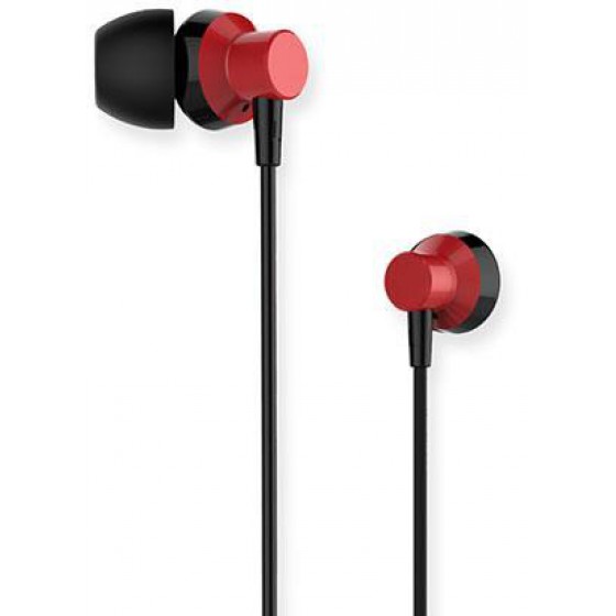 EARPHONES REMAX RM-512 RED METAL