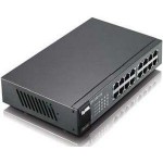 ZYXEL SWITCH GS1100-16, 16 PORTS 10/100/1000MBPS, ENTERPRISE LAN SWITCH, RACKMOUNT