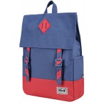8848 UNISEX SCHOOL BACKPACK 15.6 BLUE/RED - (6957384604895)