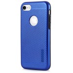 POWERTECH ���� CARBON ARMOR HYBRID ��� IPHONE 7, BLUE