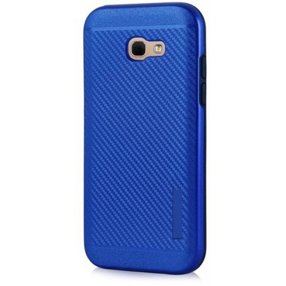 POWERTECH ���� CARBON ARMOR HYBRID ��� SAMSUNG GALAXY A3 2017, BLUE