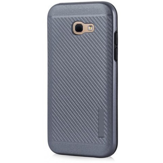 POWERTECH ���� CARBON ARMOR HYBRID ��� SAMSUNG GALAXY A3 2017, GRAY