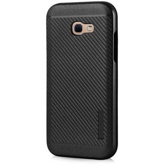 POWERTECH ���� CARBON ARMOR HYBRID ��� SAMSUNG GALAXY A5 2017, BLACK