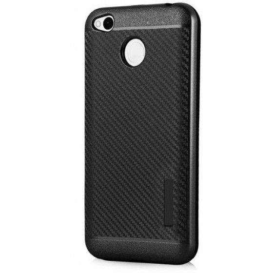 POWERTECH ���� CARBON ARMOR HYBRID ��� XIAOMI REDMI 4X, BLACK