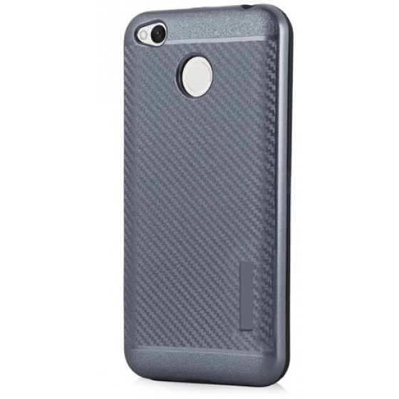 POWERTECH ���� CARBON ARMOR HYBRID ��� XIAOMI REDMI 4X, GRAY