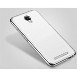 POWERTECH ���� METAL TPU ��� XIAOMI REDMI NOTE 2, SILVER