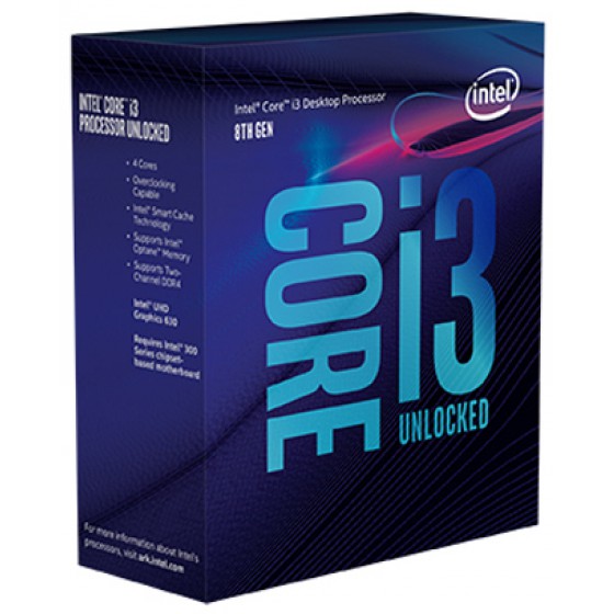 INTEL CORE CPU I3-8350K 4.00GHZ S1151 COFFEE LAKE - (BX80684I38350K)