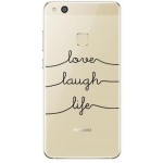 ���� TPU INOS HUAWEI P10 LITE (DUAL SIM) ART THEME LOVE-LAUGH-LIFE