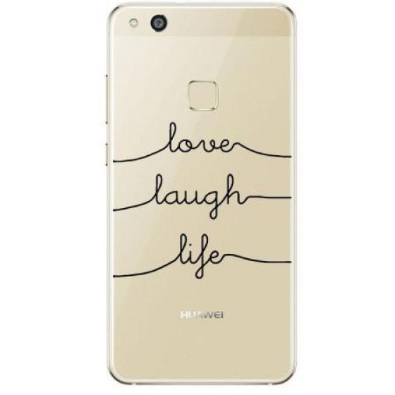 ���� TPU INOS HUAWEI P10 LITE (DUAL SIM) ART THEME LOVE-LAUGH-LIFE