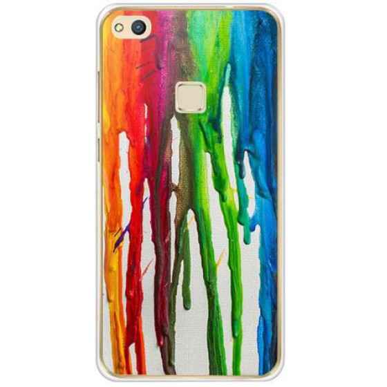 ���� TPU INOS HUAWEI P10 LITE (DUAL SIM) ART THEME VERTICAL WATERCOLOR