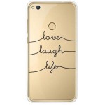 ���� TPU INOS HUAWEI P8 LITE (2017) (DUAL SIM) ART THEME LOVE-LAUGH-LIFE