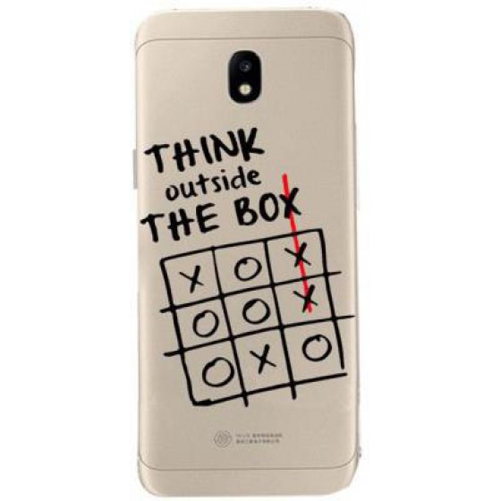 ���� TPU INOS SAMSUNG J330F GALAXY J3 (2017) ART THEME THINK OUTSIDE THE BOX