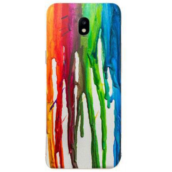 ���� TPU INOS SAMSUNG J330F GALAXY J3 (2017) ART THEME VERTICAL WATERCOLOR