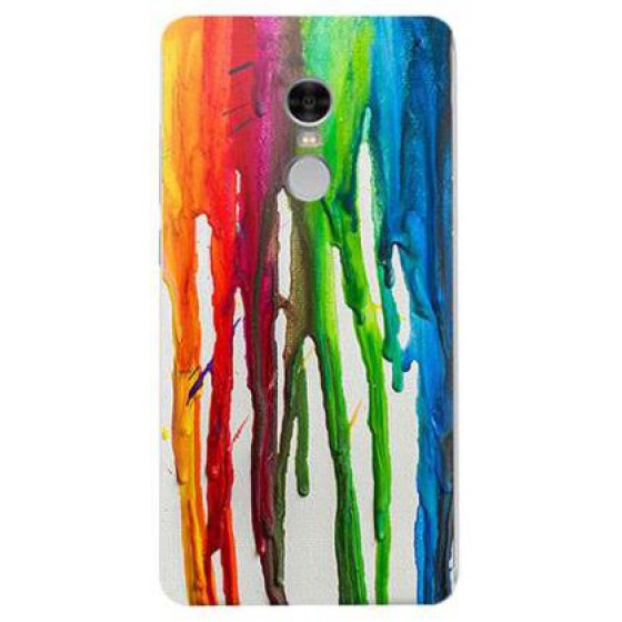 ���� TPU INOS XIAOMI REDMI NOTE 4/ 4X (DUAL SIM) ART THEME VERTICAL WATERCOLOR