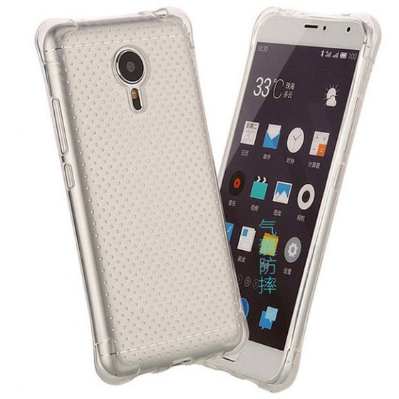 POWERTECH ���� ANTISOCK TPU ��� MEIZU M2 NOTE, TRANSPARENT